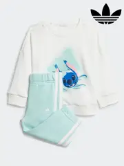 adidas White Disney Lilo and Stitch Tracksuit (AH5269) | $92