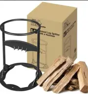 BIG RED 9.4 in, Manual Log Splitter, Heavy Duty Wood Splitter Tool Black.......