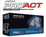 Ford, Jaguar, & Lincoln Akebono ACT806 PRO-ACT CERAMIC REAR Brake Pads (for: Jaguar)