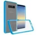 GSA Premium Bumper Hybrid Case For Samsung Galaxy Note 8 - Clear/Blue
