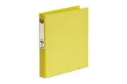 Marbig Ring Binder A4 25mm 2D Pe Lemon Lemon 5022105