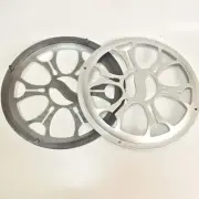 2 Pcs 10" Universal Silver ABS Speaker Cover Grill For Car Audio DJ PA Speakers