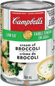 Campbell's Low Fat Cream Of Broccoli Soup, 284ml/9.6 oz