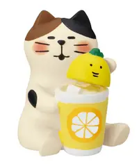 在飛比找誠品線上優惠-日本 DECOLE Concombre 檸檬旅貓公仔/ 檸檬