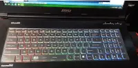 在飛比找Yahoo!奇摩拍賣優惠-*蝶飛*msi PE72 8RD 鍵盤膜 PE72 8RD 