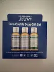 Dr. Bronner’s Pure-Castile Soap Gift Set Three Soaps 2oz Each Travel Size