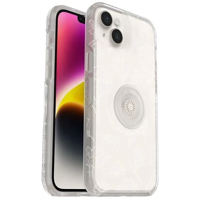 otterbox iPhone 14 Plus Case Otter + Pop Symmetry Series Clear NEW
