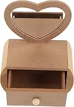 OATIPHO Diy Kids Dresser Desk with Mirror Wooden Vanity Craft Projects Art Children's Craft Table