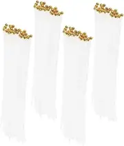 jojofuny 200pcs Mini Handheld Flagpole Kit for Easy Flag Attachment Lightweight Sticks for Party Tour Guides Cheerleading and Advertisements