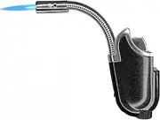 Torch Lighters Butane Lighter with 360° Flexible Neck Refillable Butane Lighter Jet Flame Windproof Lighter with LED (Back)