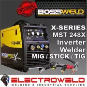 BOSSWELD X-Series MST 248X Mig Tig Stick Welder + 4m BZ24 Torch, 220A, 699248