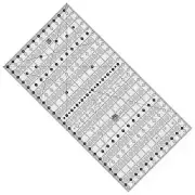 Creative Grids 12-1/2-Inch X 24-1/2-Inch Rectangular Quilt Ruler (CGR1224)