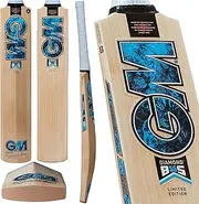 Gunn & Moore GM Cricket Bat | Diamond 404 Lite | Ben Stokes | Bleached Grade 3 English Willow | DXM, ToeTek and Now! | Available in Lightweight Junior Sizes 1, 2, 3 & 4
