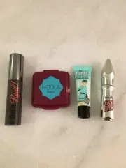 BENEFIT 4 BESTSELLERS THEY'RE REAL MASCARA, HOOLA BRONZER,POREFESSIONAL & BROW