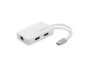 Edimax EU-4308 USB-C to 3-Port USB 3.0 Gigabit Ethernet Hub