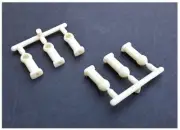6x Vintage RC Tamiya 80s 4mm Ball Adjuster Scorcher Frog Wild One Hornet Bruiser