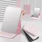 Stand Up Handheld Makeup Mirror Student Vanity Mirror Desktop Decoration
