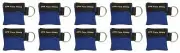 10pc CPR Mask Keychain Emergency Kit CPR Face Shields for First Aid AED Training