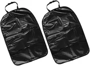 Kisangel 2pcs Kick Protectors Car Seat Back Protector Mats for Easy Install for All Vehicle