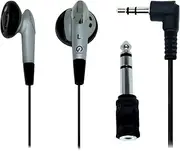Shintaro Stereo Earphone Kit with 3.5 mm to 6.5 mm Adapter
