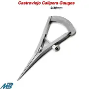 Dental Orthopedic Implant Castroviejo Caliper 40mm Teeth Measuring Gauge CE