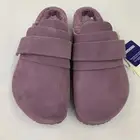 Birkenstock New w/ Box 1774 Nagoya Handstitch Tekla Shearling Mauve Suede Reg