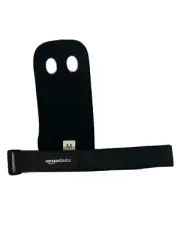 Amazon Basics Leather Barbell Gymnastics Grip Weightlifting Hand Grips - Medium