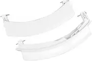 Cylinder Washing Machine Door Handle 9000331939 9000389973 9000534076，Compatible for Siemens，Compatible for Bosch， Washing Machine Handle Replacement(Style White)