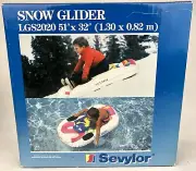 NEW Vintage 90’s Sevylor SNOW GLIDER 51” Inflatable Sled Tube POOL Float LGS2020