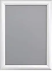 New A5 A4 A3 A2 A1 A0 Aluminium Snap Frames Click Sign Or Poster Holder Ideal As Menu’s Holder & Certificates Display In 6 Sizes (A4, Silver)