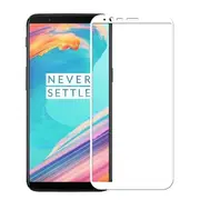 9H Full Coverage Anti-Explosion Tempered Glass Screen Protector For OnePlus 5T WHITE COLOR