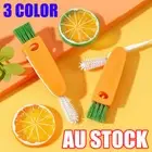 Portable 3 in 1 multifunctional cleaning brush Bottle Mouth Cap Detail Cup B~BH