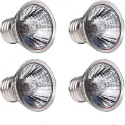 25W UVA+UVB Reptile Bulbs(4 Pack)- 110V Lizard Lamp Heating Lamp Spot Lamp for T