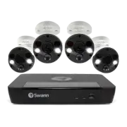 Swann 4 Camera 8 CH 6K 12MP PRO NVR Security System With Sensors & Floodlights