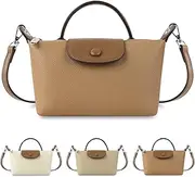 [bulesky] Fashion Mini Crossbody Bags for Women,Leather Shoulder Bag Handbags,Retro Compact Clutch Bag,2025 New Small Satchels Tote Bag