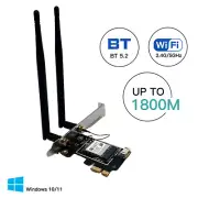AX200 WiFi 6E PCI-E Network Adapter Card Bluetooth 5.2 Wifi Antenna for Desktop