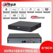 Dahua NVR4108/4116HS-EI 8/16 Channel 1U 4K AI H.265+ WizSense NVR No PoE Port