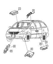 Genuine Mopar Occupant Classification Module 4686943AK