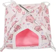 ibasenice Guinea Pig Tent House Bed Cozy Warm Hideout for Small Pets Soft Breathable Fabric Hamster Habitat Secure Sleeping Space for Sugar Gliders Hedgehogs More