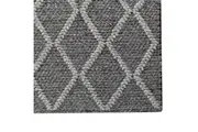 Handwoven Wool Rug-202216-Charcoal Silver-160x230cm