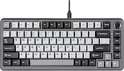 YUNZII RT75 Rapid Trigger Gaming Keyboard Hall Effect Keyboard Magnetic Switch Adjustable Actuation Esports 75% Layout TKL Mechanical RGB PBT Keycaps (Black, Outemu Switch)