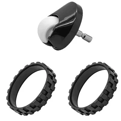 iRobot Roomba Front Caster Wheel + 2 Tire Skins for 500–900 i7 e5 e6 Series