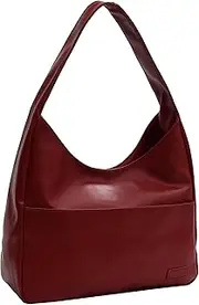 [CUNGGI] Tote Bags for Women Large Vegan Faux Leather Hobo Purse Soft Casual Retro Shoulder Handbag Bag For Everyday Use