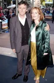 Gabriel Byrne Miranda Richardson arrive Wah Wah UK premiere Odeon - Old Photo
