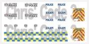 Code 3 Adhesive Vinyl Decals 1/43 1/50 Transit Custom - City Of London Police