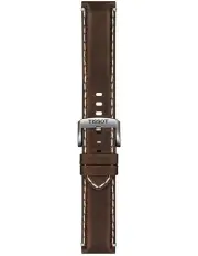 [Tissot] Official Leather 22mm Watch Strap in Brown