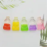 20 pcs Multicolors Mini Resin Drink Bottles Embellishments Slime Charm 18x10mm