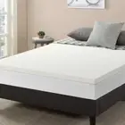 Best Price Mattress 2" Ventilated Memory Foam Mattress Topper, Dorm Mattress Pad