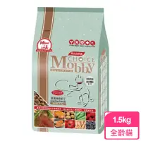 在飛比找momo購物網優惠-【Mobby 莫比】鹿肉&鮭魚 愛貓無穀配方1.5kg(貓糧