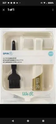 We R Memory Keepers Spin It Glitter Clean Up Kit-